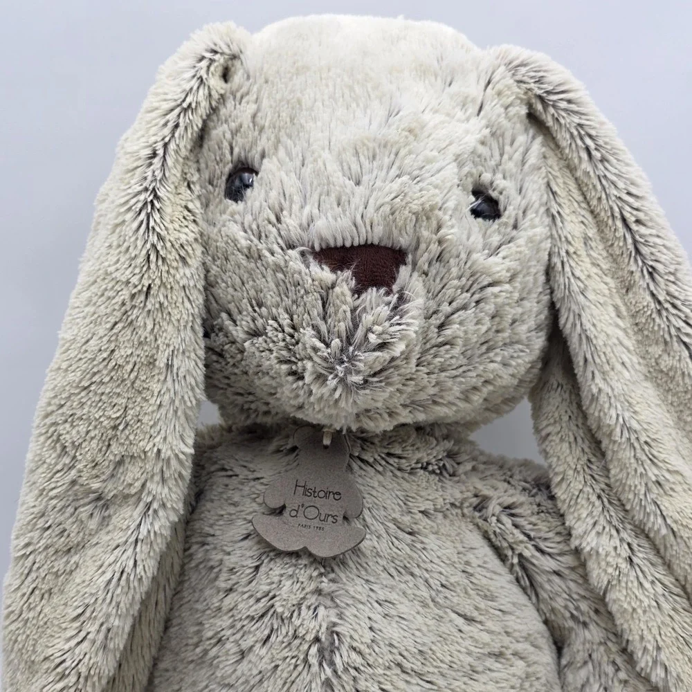 Histoire d' Ours Les Copains Lapin Plush Bunny Rabbit Stuffed Easter Large 28